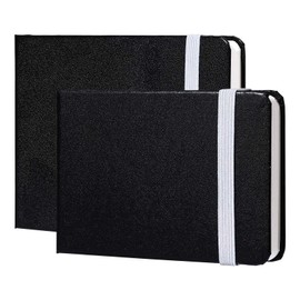 LANTIFY Mini Watercolor Sketchbook: 3.5"x5.5", 4.7"x6.3" - 2 x 24-Sheet Travel Watercolor Pad - Cold Press, 140lb /300gsm Pocket Handbook for Painting Sketching Drawing