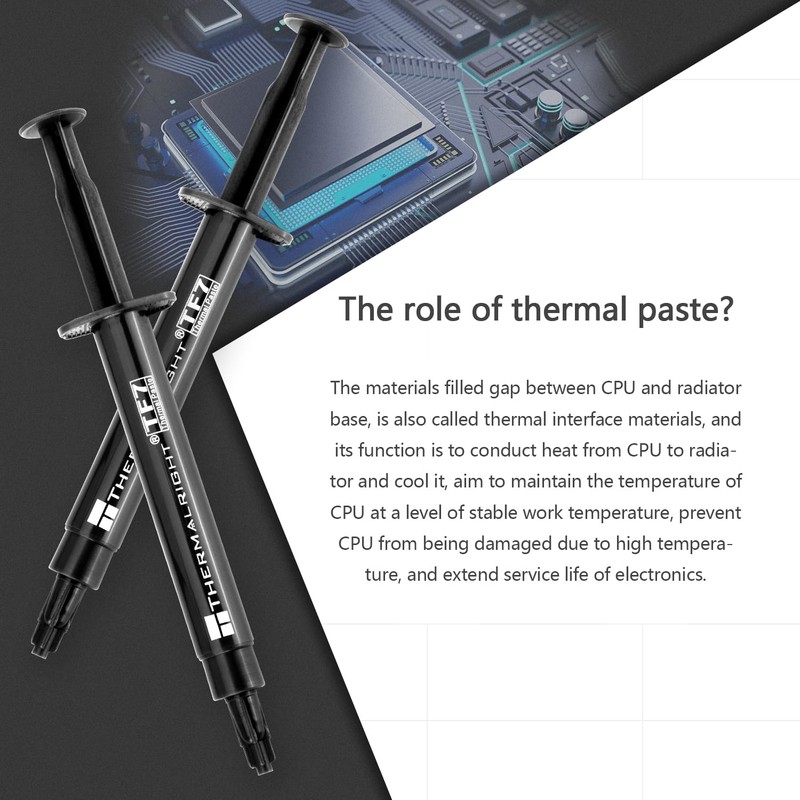 Thermalright TF7 4Grams High Performance Thermal Paste for CPU/GPU/All Radiators,Thermal
