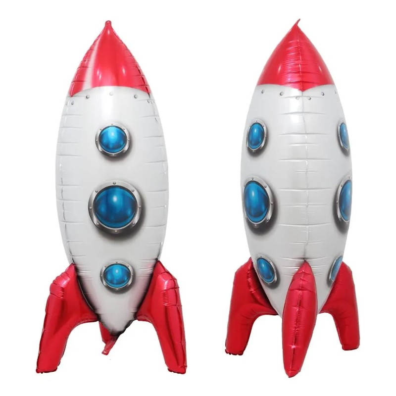 4d Rocket Helium Balloon Space Outer Foil Floy Toys Kids
