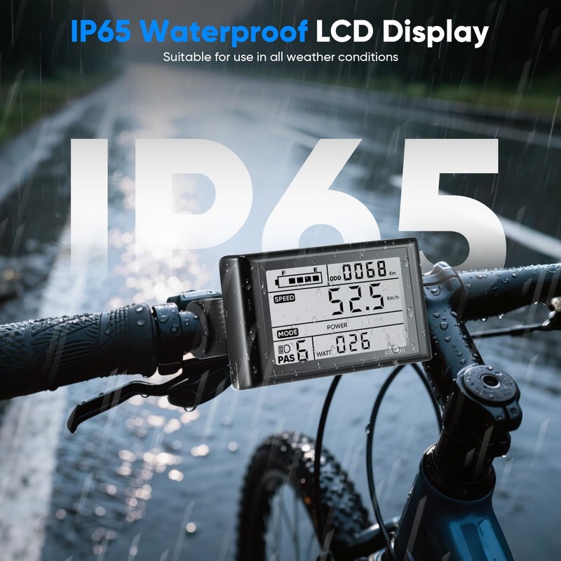 1000W 40A Brushless Motor Controller Kit with IP65 Waterproof LCD