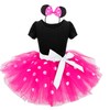 Nileafes - Disfraz de princesa para niñas, mini mouse, fiesta