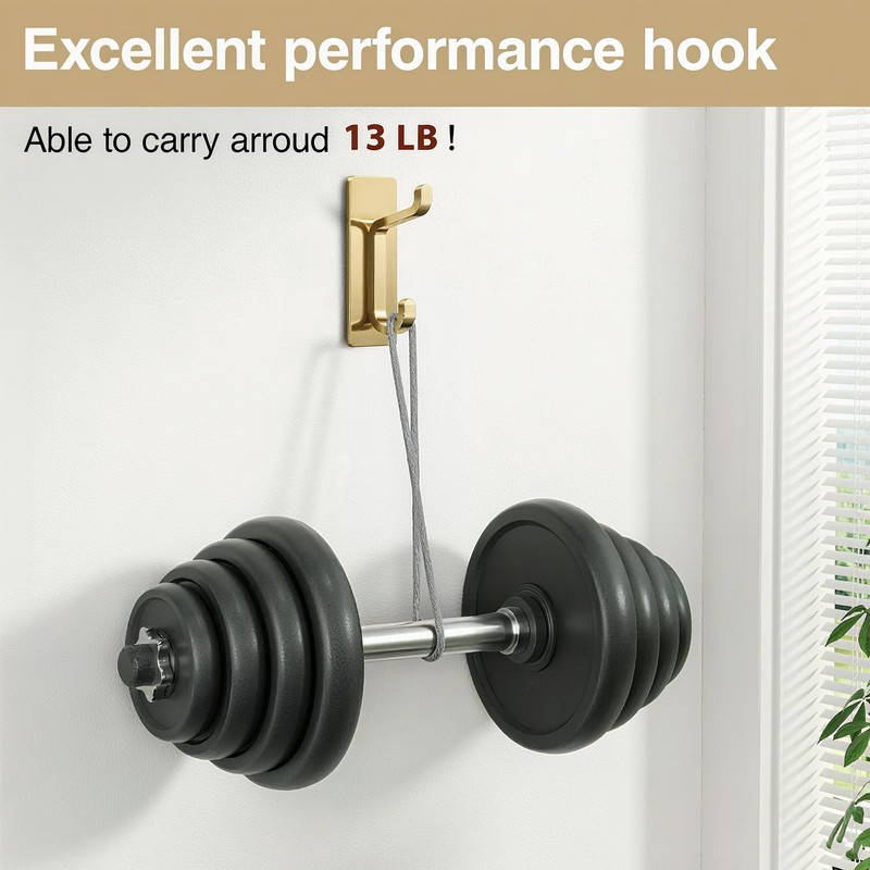 Josmimic Self Adhesive Wall Hooks for Hanging: Extra Strong 13