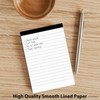 12pcs Perforated Note Pads College Ruled - 4" x 6"