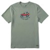 Life is Good. Men's Crusher Tee Vintage Off Road Jake,