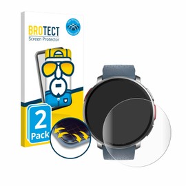 brotect 2x Full Cover Screen Protectors Compatible with Polar Vantage V3 Full Screen Protector Film [3D Curved, Anti-Fingerprint, Crystal Clear]