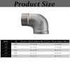 1Pcs Stainless Steel Elbow Pipe Fitting, 90 Degree Elbow 3/8
