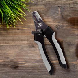 Zopper Dog Nail Clippers with Safety Lock and Protective Guard Pet Nail Clippers 16cm for Dog & Cat Extra Sharp for Hard Claws Avoid Over Cutting Toenail All Breed Sizes (Black)