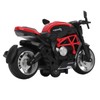 Alloy Motorcycle Model High Simulation Cool Sound Light Pull Back