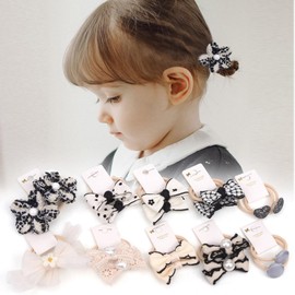 Bianhuan Hair Rubber for Children, Ribbon, Kids, Baby Hair Accessories, Cute, Girls, Elastic Hair, Children's Hair Elastic, Hair Clip, Hair Ornament, Stylish, First Eating, Recitals, Graduation