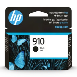 HP 910 Black Ink Cartridge | Works with OfficeJet 8010, 8020 Series, OfficeJet Pro 8020, 8030 Series | Eligible for Instant Ink | 3YL61AN