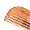 Meezo Neem Wood Beard Comb – Natural Handmade Wooden Comb