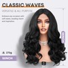 Sidaila Synthetic Lace Front Wig for Women,18 Inch Heat Resistant