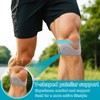 Penitue 2pcs Knee Patellar Tendon Support Strap, Silicone Patellar Tendon