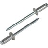 Lobtex (shrimp) Blind Rivet, Countersunk Head, Eco Pack Aluminum/Steel, 4-3