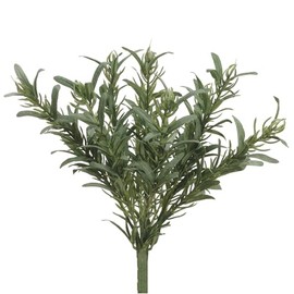 9" Rosemary Herb Silk Plant -Green (Pack of 12)
