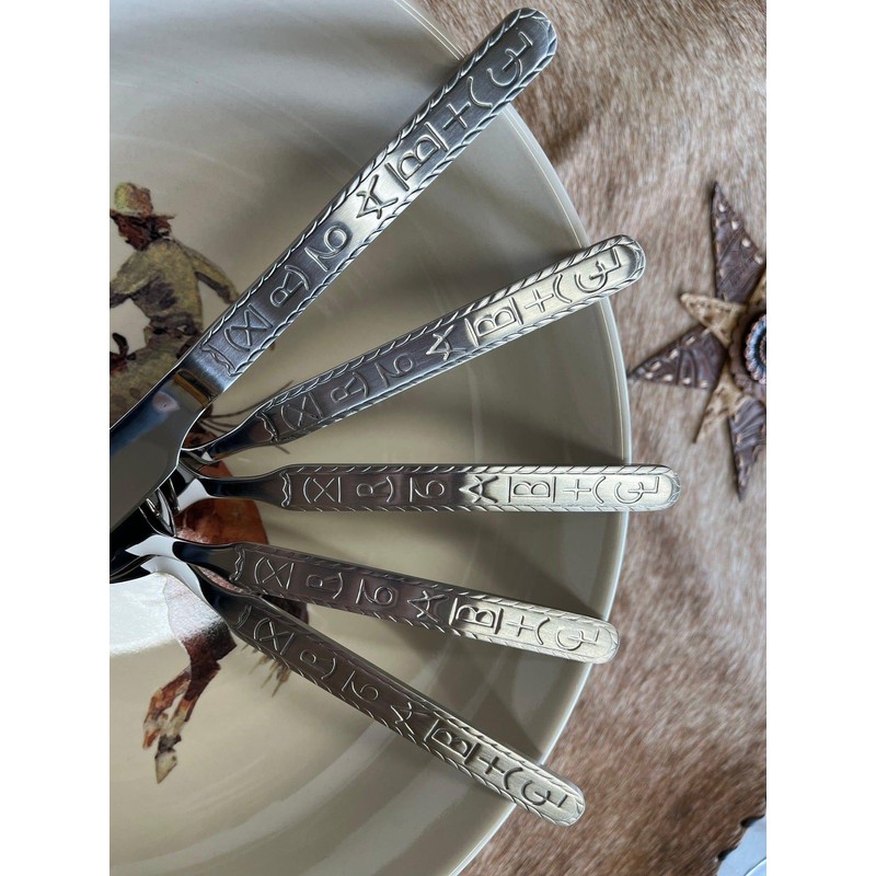 Ranch Brands 20-piece Stainless Steel Western Silverware Set by Cowboy