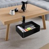 Under Desk Metal Drawer, Under Desk Drawer Organizer, 360° Swivel
