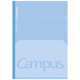 Kokuyo Campus Fields Flat Notebook, Dot A7mm Ruled, Semi-B5, 30 Sheets, 30 Lines, Blue, Japan Import (NO-FL3CAT-B)