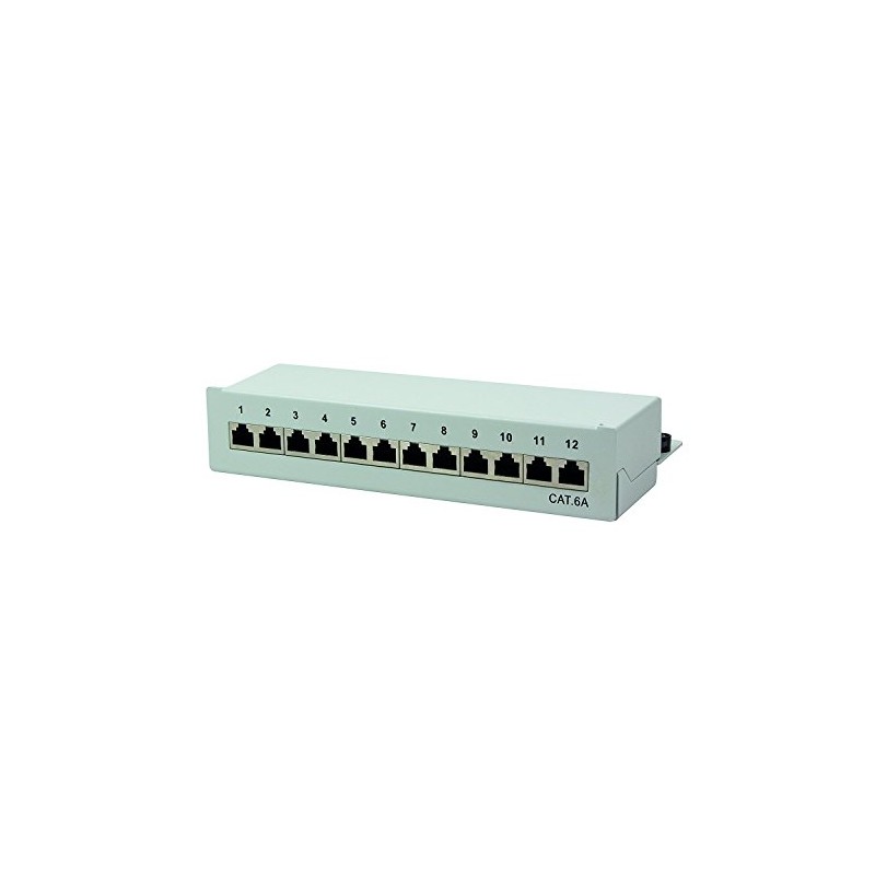BIGtec 12 Port CAT6a Patch Panel Distribution Panel Distributor Patch