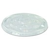 Dart 626TS Clear Lid PET 626 Flat Straw Slot, 1000