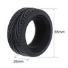 KEEDA 4PCS 1:10 RC 65mm Tires and Plastic Wheels Rims