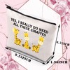 PLITI Giraffe Gifts for Giraffe Lovers Giraffe Makeup Bag Yes