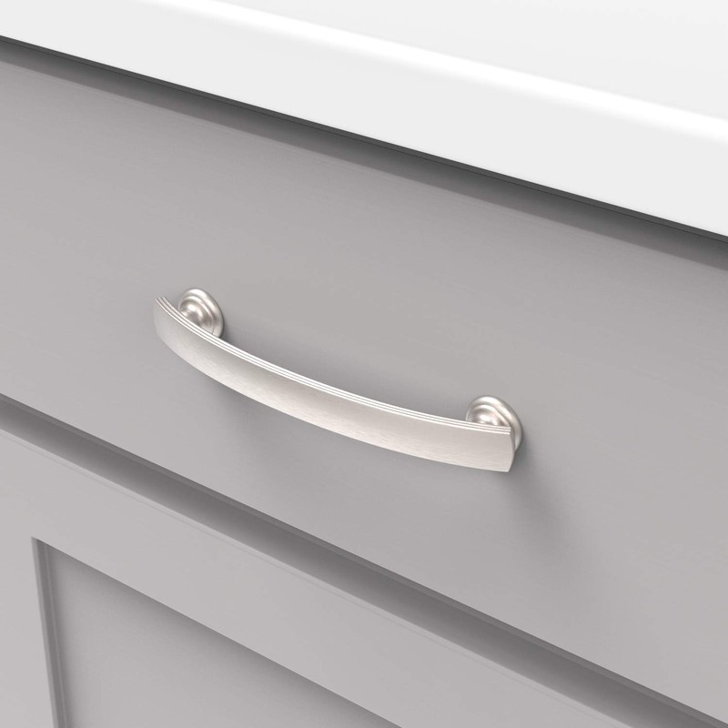 Hickory Hardware P2149-SS American Diner Cabinet Pull, 5.3937-Inch, Stainless Steel