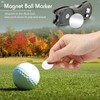 Skylety 4 Pieces Golf Divot Repair Tool with Magnetic Button