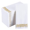 JOLLY CHEF 100 Disposable Hand Towels, Soft and Absorbent Linen