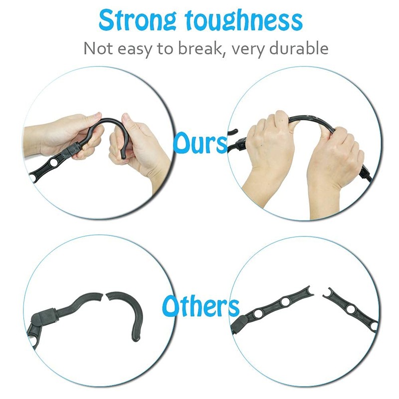 Magic Hangers 10 Pack Space Saving Clothes Hangers Organizer Closet