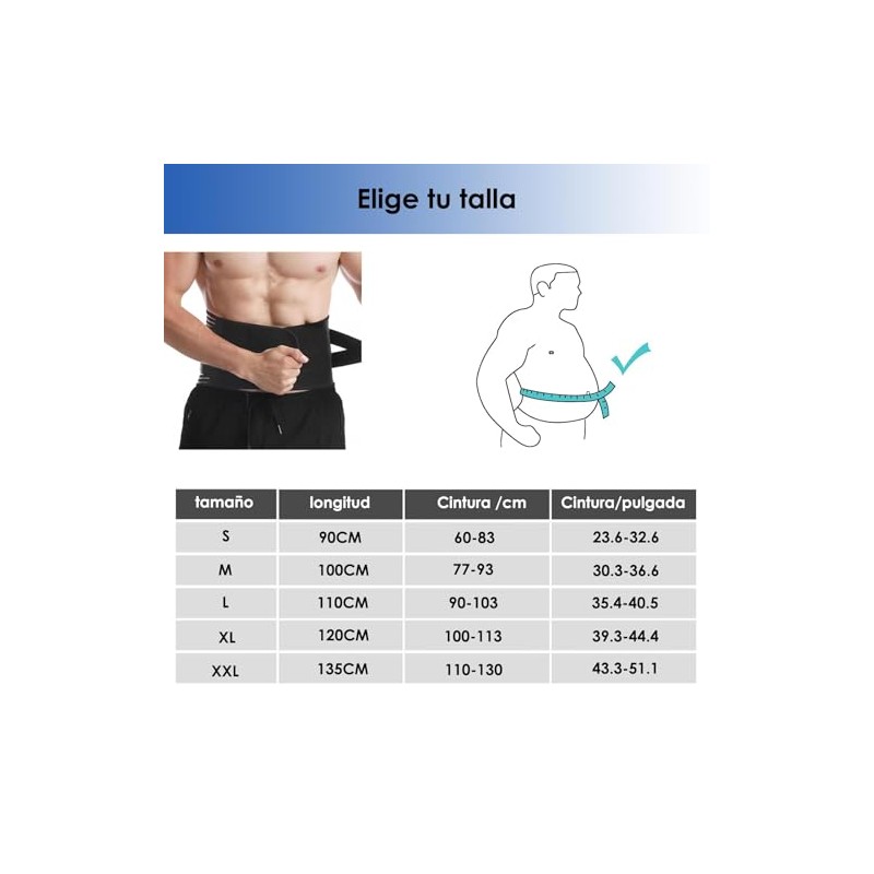 Faja Lumbar para Hombres y Mujeres