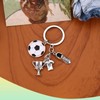 Soccer Player Birthday Gifts for Nephew Son Soccer Keychain for