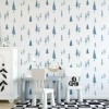 Stencil Revolution Fir Tree Forest Pattern Wall Stencil - Durable