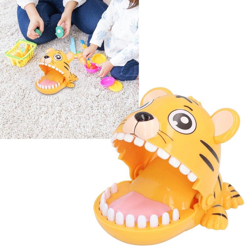 Biting Finger Toy Cartoon Animal Stress Relieve Anxiety Hand Eye
