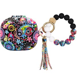 PowerDriver Case Compatible with Beats Powerbeats Pro2(2025),Shockproof Silicone Cover with Bracelet Lanyard and Keychain, Cute Skin Wireless Earbuds Case for Beats Powerbeats Pro 2 (Jellyfish)