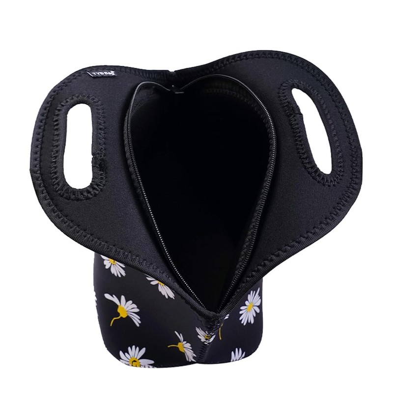 Insulated Neoprene Lunch Bag for Women,Men and Kids, Reusable Soft