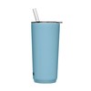 CamelBak Stainless Steel Vacuum Insulated Straw Tumbler, Dusk Blue, 600