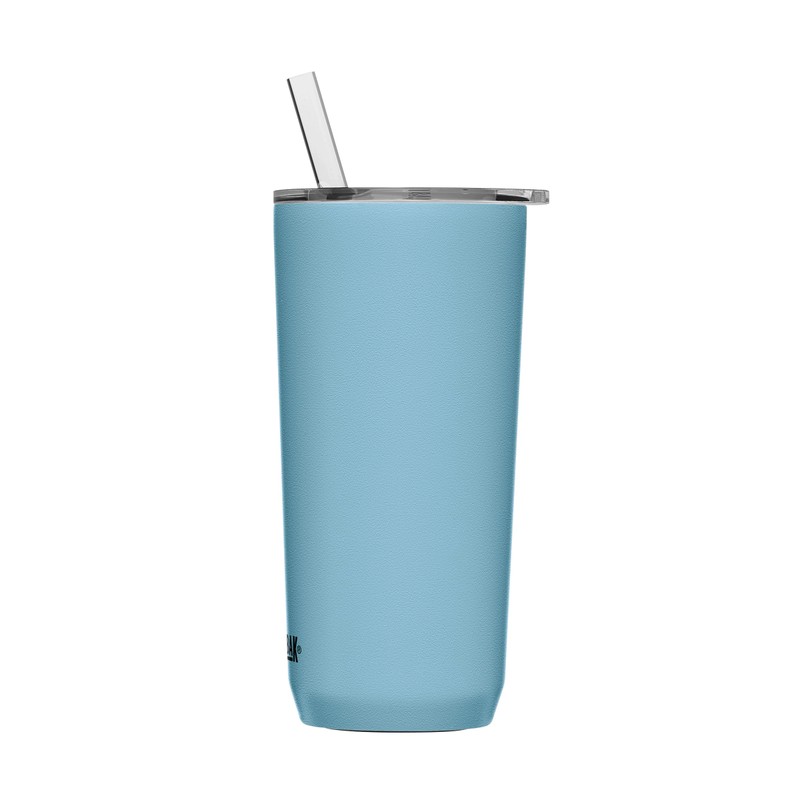 CamelBak Stainless Steel Vacuum Insulated Straw Tumbler, Dusk Blue, 600