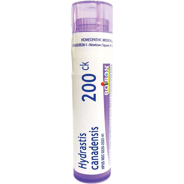 Boiron Hydrastis Canadensis 200CK, 80 Pellets, Homeopathic Medicine for Postnasal Drip