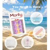 Morily Solid Light Purple Press on Toenails for Women, 24