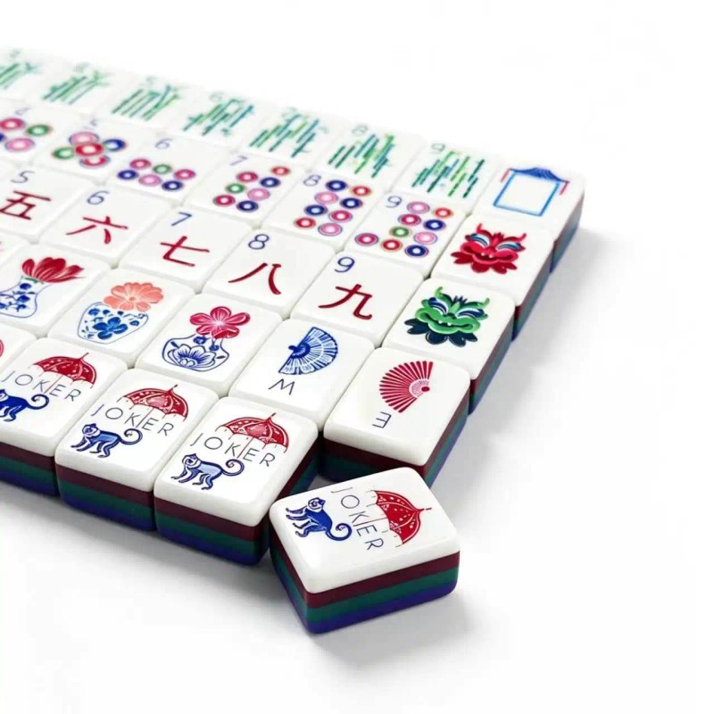 ,Acrylic Luxury Mahjong,American Mahjong Set with 160 Tiles,Custom 4-Layer American