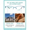 LianSan Metal Bifocal Reading Glasses for Women,Stylish Half Rim Zero