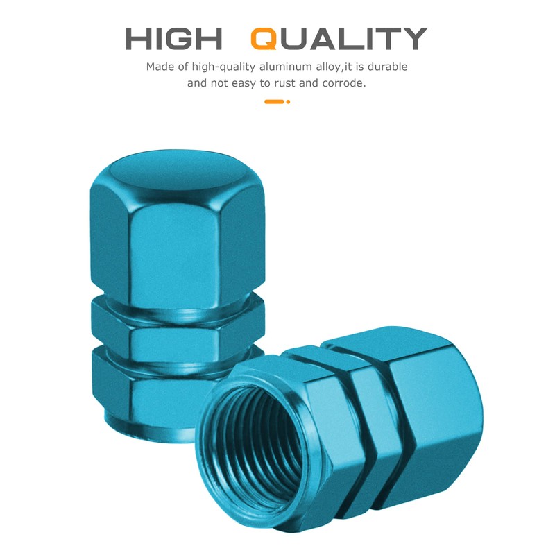 Flaconi 4 x Car Valve Caps, Valve Caps, Car Valve