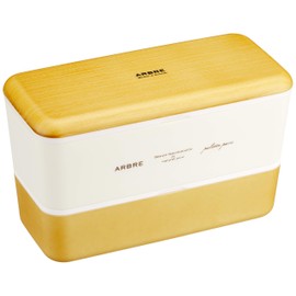 Masakazu ARBRE Men's Rectangular Nest Lunch Maple 27031 Size: Approx. W 3.3 x D 7.1 x H 4.3 inches (8.4 x 18 x 11 cm)