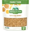 Cascadian Farm Organic Granola, Oats and Honey Cereal, Resealable Pouch,