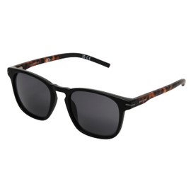 DOCKERS Men's Emery Sunglasses Square, Black/Tortoise, 50.8mm