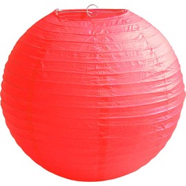 Tissue Paper Round Lanterns LampShade Lamp Shade Wedding Birthday Party Decoration | Red, 8"(20cm) |