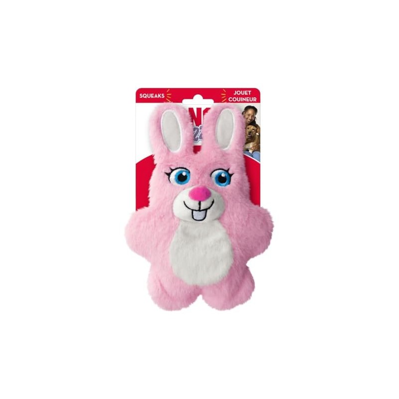 KONG Snuzzles Dog Toy, Plush Squeaker, Crinkle Sounds, Soft Durable