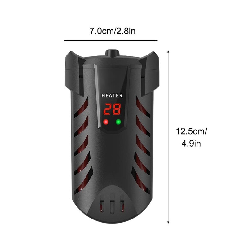 DONGKER Fish Tank Heater, 200W Aquarium Heater with External Controller