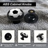 Artinhand 4 Pack Soccer Cabinet Knobs for Kitchen Bathroom